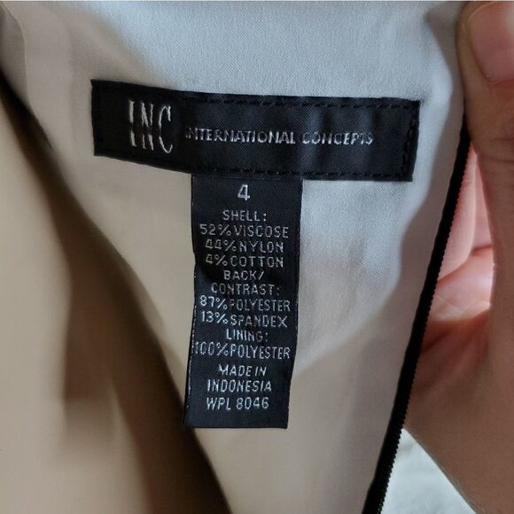 I.N.C Adorable striped fit and flare dress - Picture 5 of 7